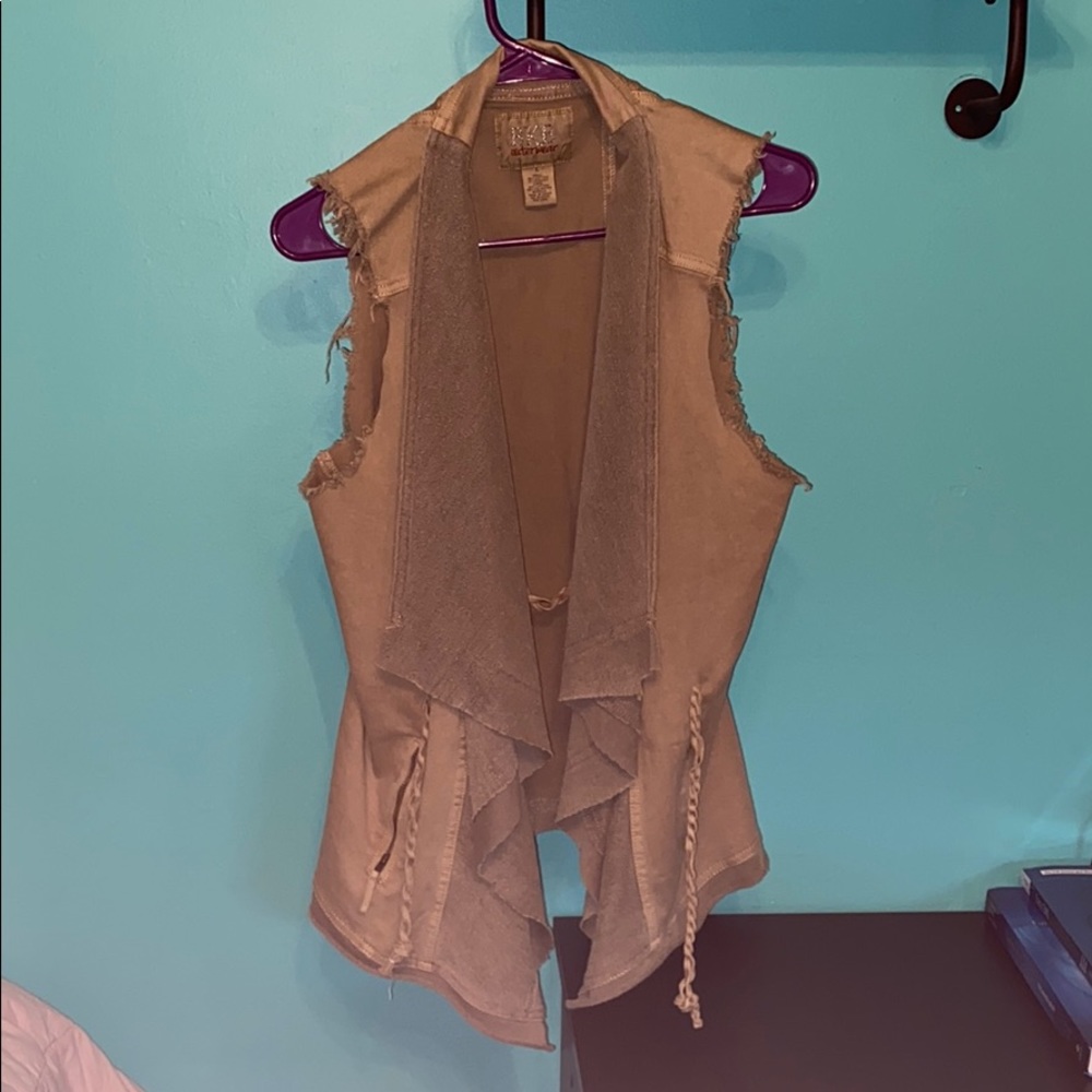 Brown vest